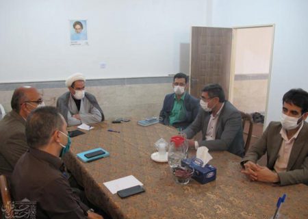 Meeting of Hojjatoleslam Fallahi with the General Manager and Deputy Telecommunications of Hamadan Province