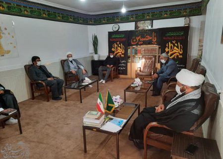 جلسه با امام جمعه، شهردار و اعضای شورای شهر مهاجران