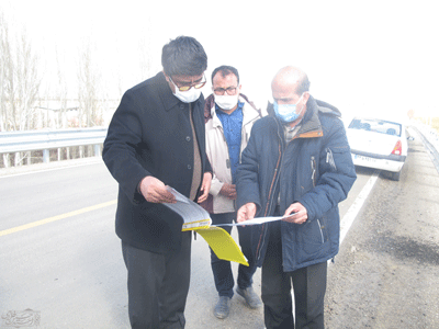 بازدید مسئول محترم دفتر ارتباطات مردمی دکتر فلاحی از پل بهرام آباد