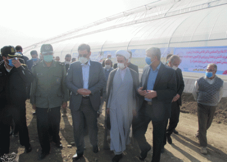 Vice Speaker of the Islamic Consultative Assembly visits Famenin Greenhouse project