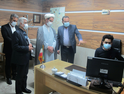 Hojjatoleslam Fallahi, representative of the people of Hamedan and Famenin, visited the guild chamber