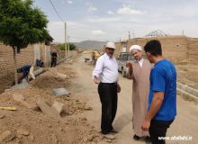 زيارة حجة الإسلام والمسلمين فلاحي إلى قرى أزناف وقشلاق وبافان في بيشخور