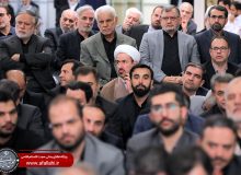 Hojjat al-Islam wal-Muslimin Dr. Fallahi in the meeting of officials and agents of the system with the Supreme Leader of the Islamic Revolution