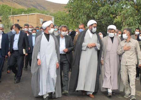 حضور حجت الاسلام فلاحی در مراسم افتتاح ۸۱۱ طرح هادی در سطح روستا‌های کشور