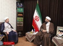 Hojjat al-Islam wal-Muslimeen Falahi, a member of the Islamic Council, met with the honorable representative of the religious jurist in Hamadan province