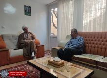 Nowruz meeting of Hojjat al-Islam and Muslim Falahi; With the family of Shahidan Bayat