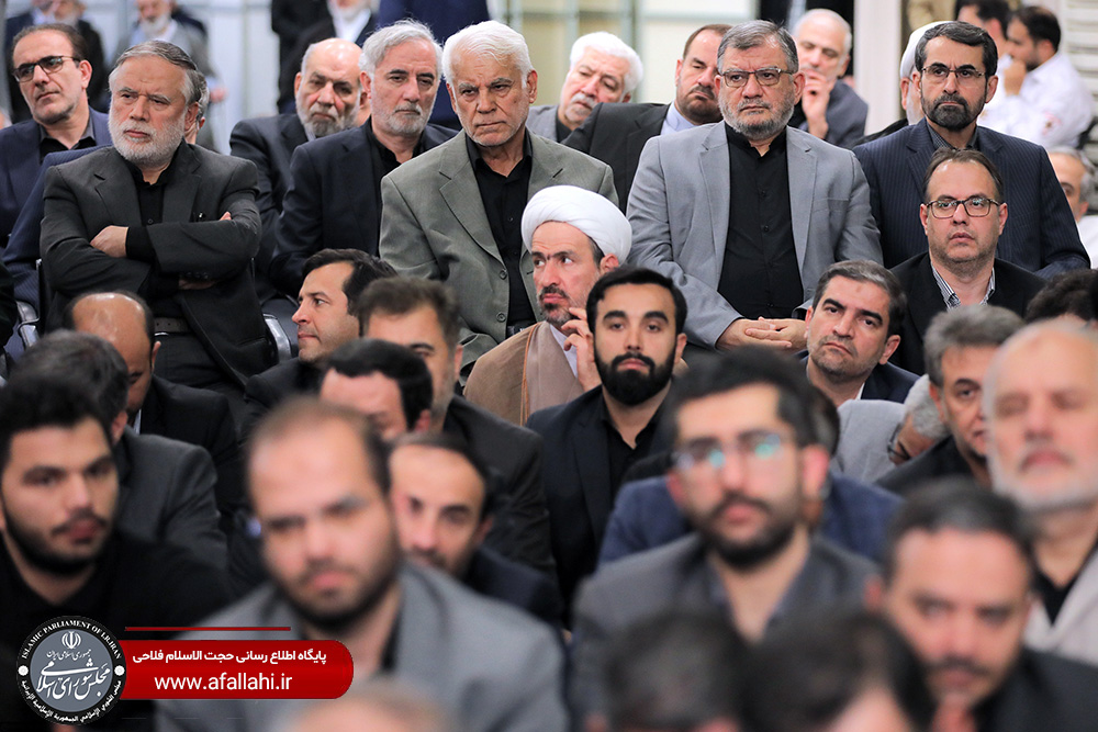 حجت الاسلام والمسلمین دکتر فلاحی در دیدار مسؤولان و کارگزاران نظام با رهبر معظم انقلاب اسلامی