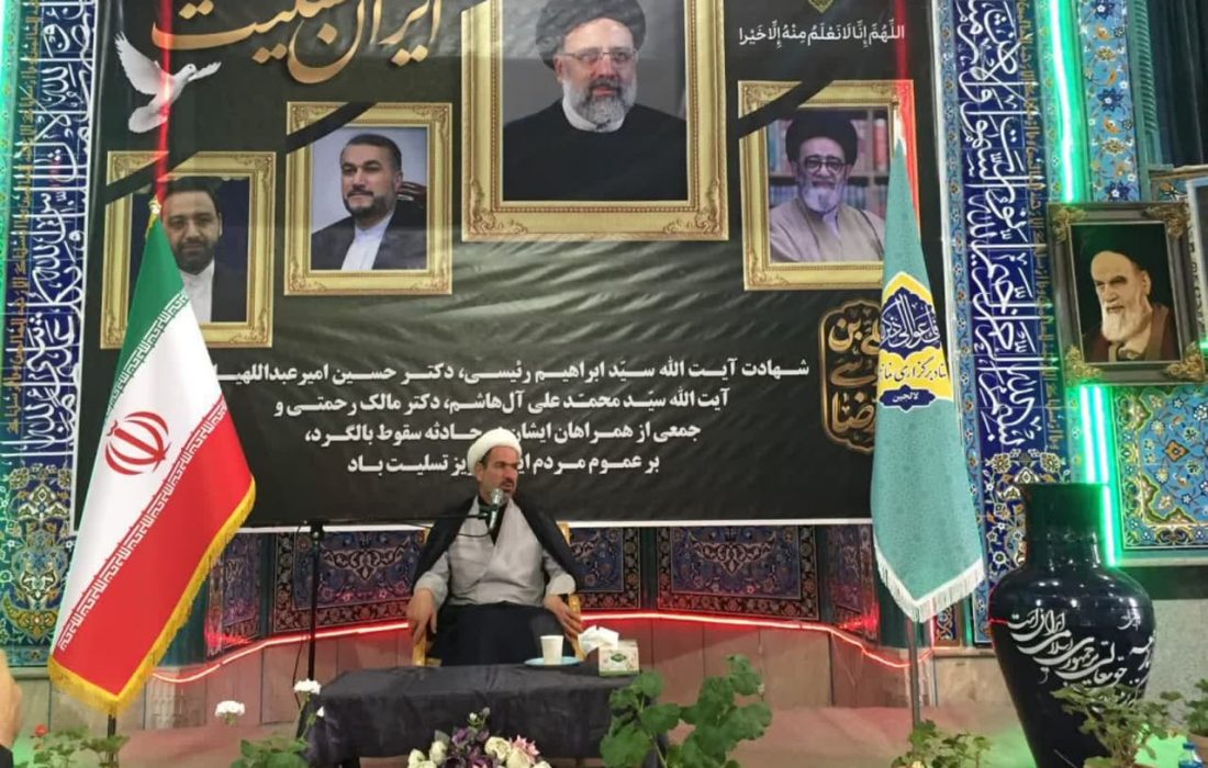 سخنرانی حجت الاسلام دکتر فلاحی در مراسم بزرگداشت رئیس جمهور شهید و همراهانشان در مسجد جامع لاله جین